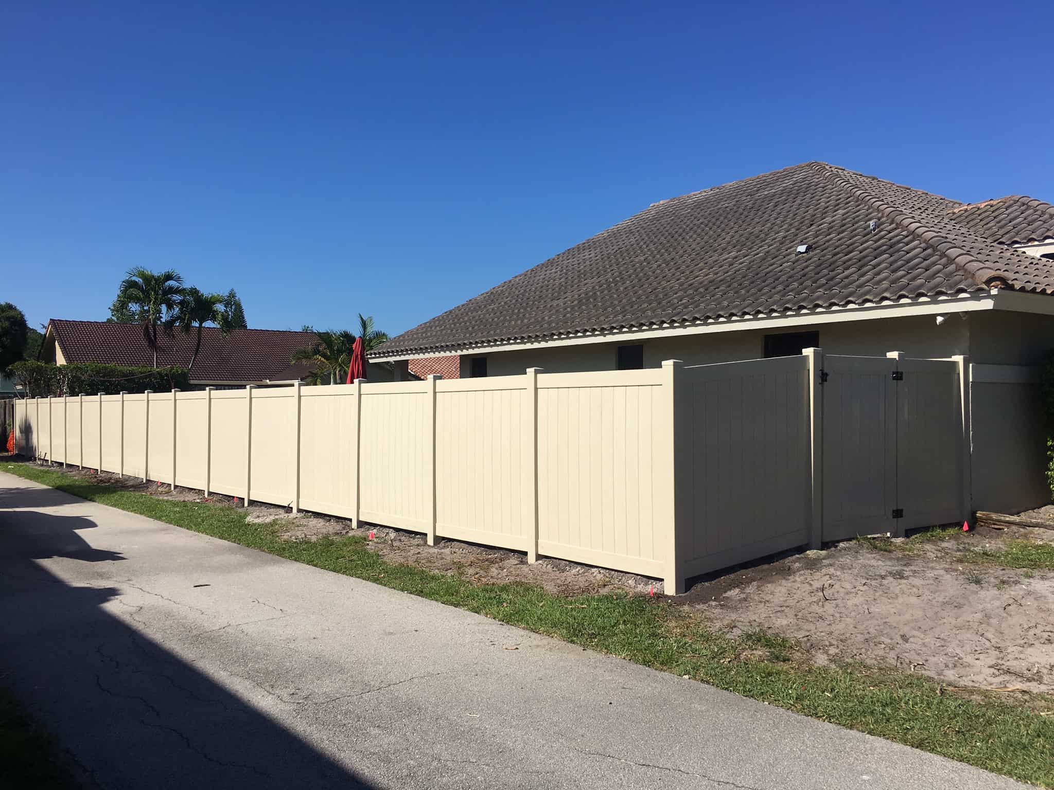 new vinyl fence installation san diego